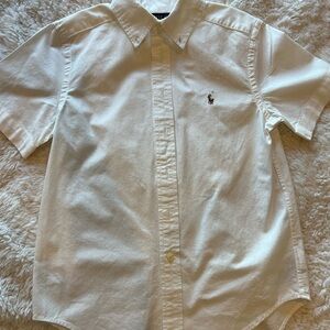 Polo by Ralph Lauren White Linen Button Down Shirt